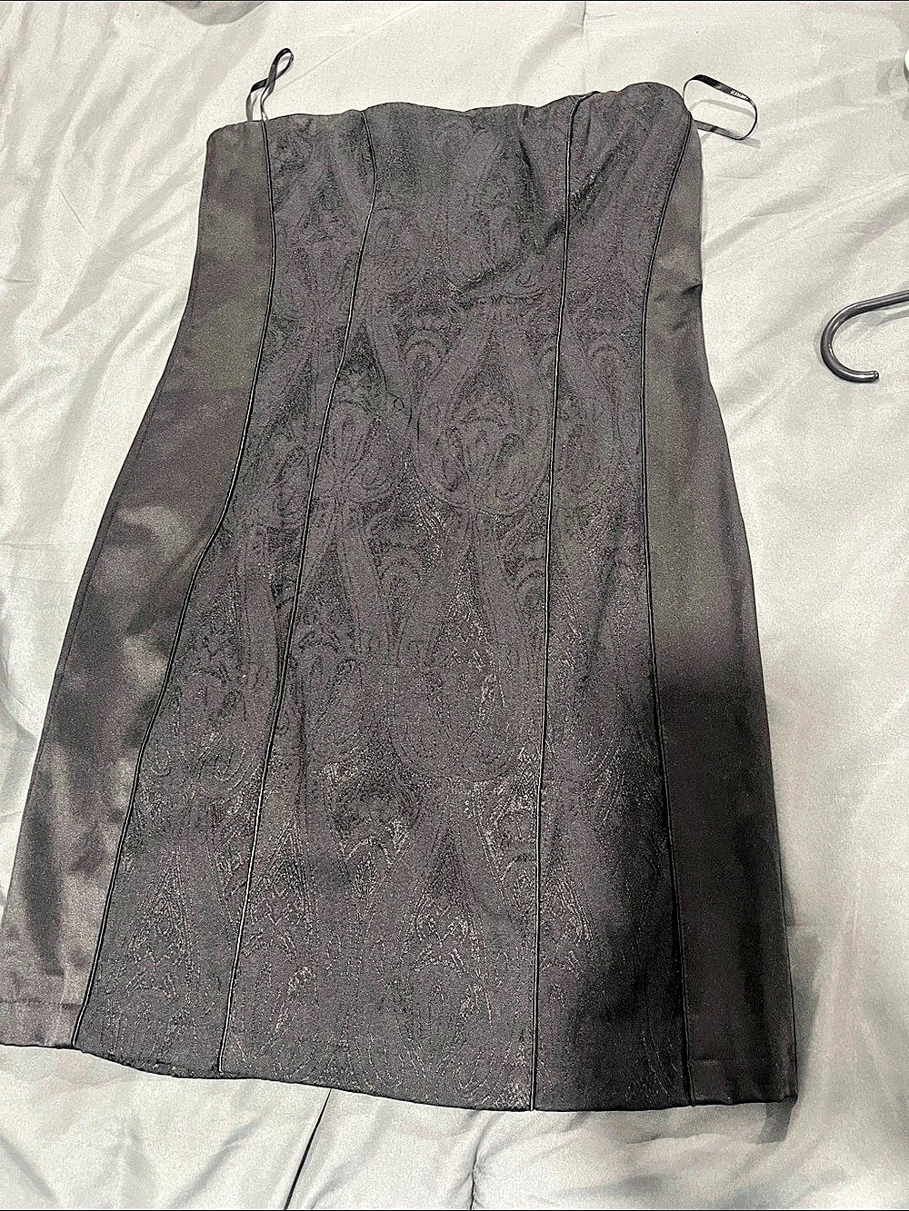 Forever 21 Paisley Mini Dress in Black Size 4 Like New